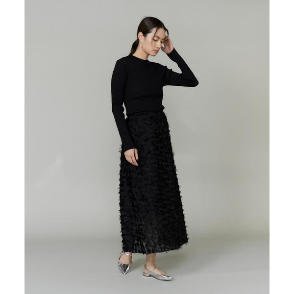 イネド（INED）/シアーハイネックプルオーバー《YVON》