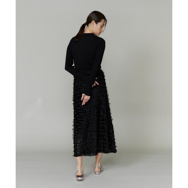 イネド（INED）/シアーハイネックプルオーバー《YVON》