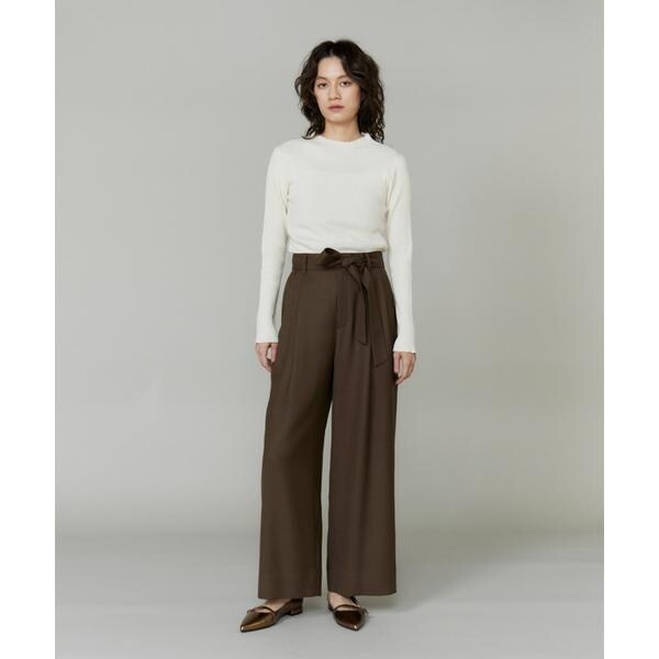 イネド（INED）/シアーハイネックプルオーバー《YVON》