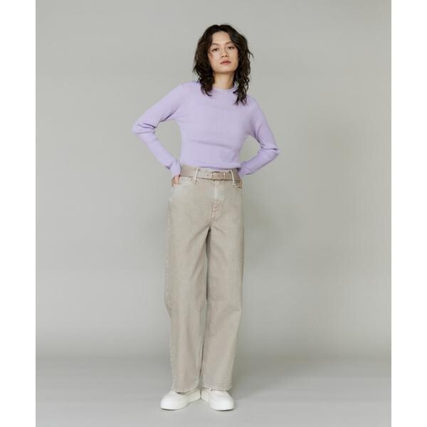 イネド（INED）/シアーハイネックプルオーバー《YVON》