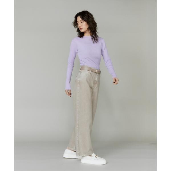 イネド（INED）/シアーハイネックプルオーバー《YVON》