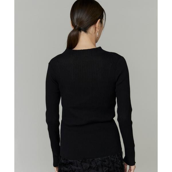 イネド（INED）/シアーハイネックプルオーバー《YVON》