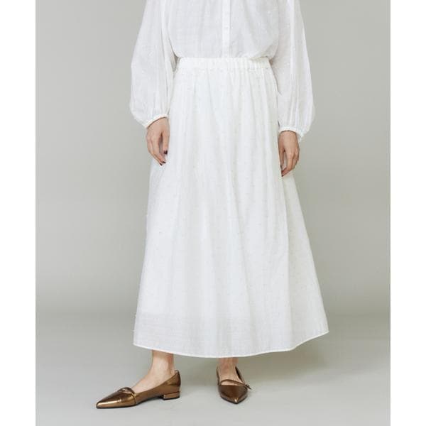 イネド（INED）/《大きいサイズ》ラメドットタックスカート