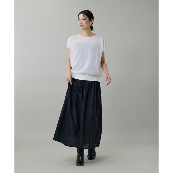 イネド（INED）/《大きいサイズ》ラメドットタックスカート