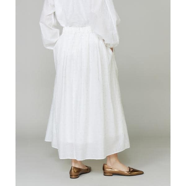 イネド（INED）/《大きいサイズ》ラメドットタックスカート