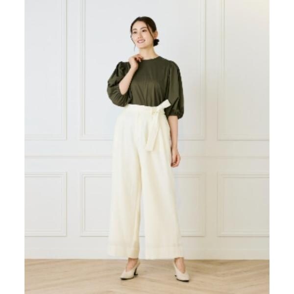 イネド（INED）/《大きいサイズ》パフスリーブカットソー