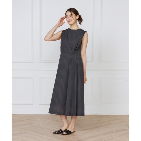 イネド（INED）/《大きいサイズ》ウエストタックワンピース