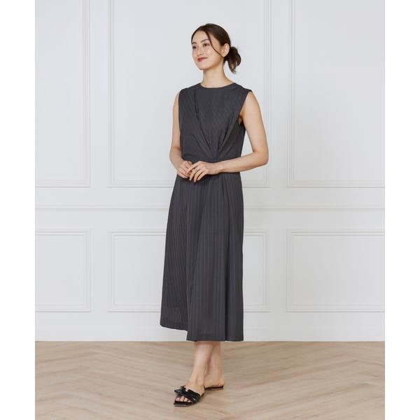 イネド（INED）/《大きいサイズ》ウエストタックワンピース