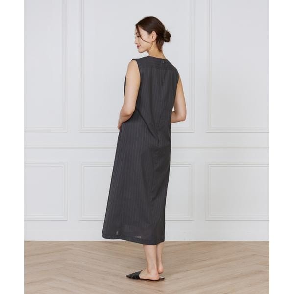 イネド（INED）/《大きいサイズ》ウエストタックワンピース