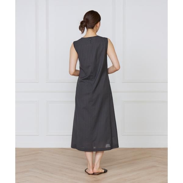 イネド（INED）/《大きいサイズ》ウエストタックワンピース