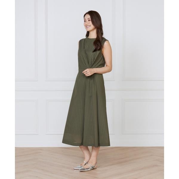 イネド（INED）/《大きいサイズ》ウエストタックワンピース