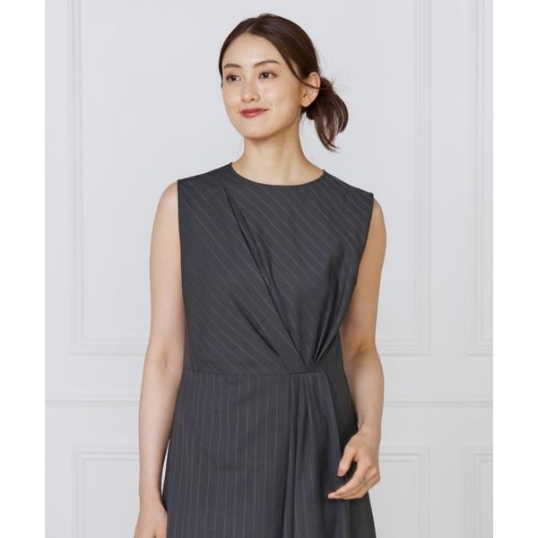 イネド（INED）/《大きいサイズ》ウエストタックワンピース