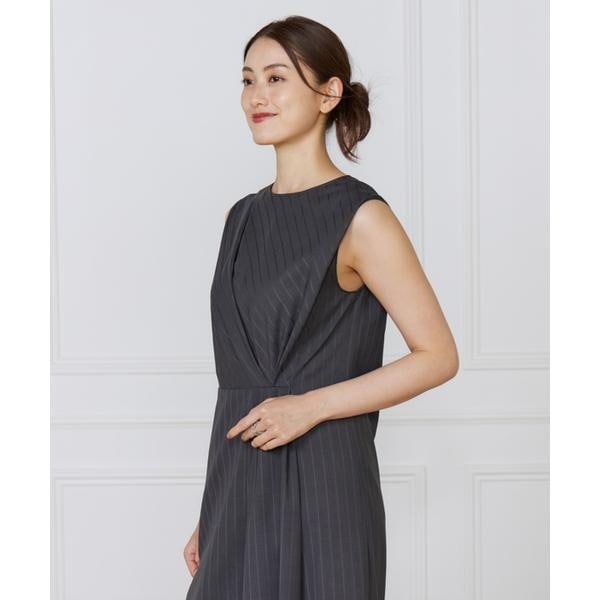 イネド（INED）/《大きいサイズ》ウエストタックワンピース