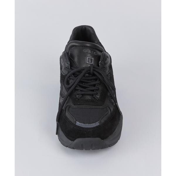 イネド（INED）/FG SHINY BLACKスニーカー《D．A．T．E．》