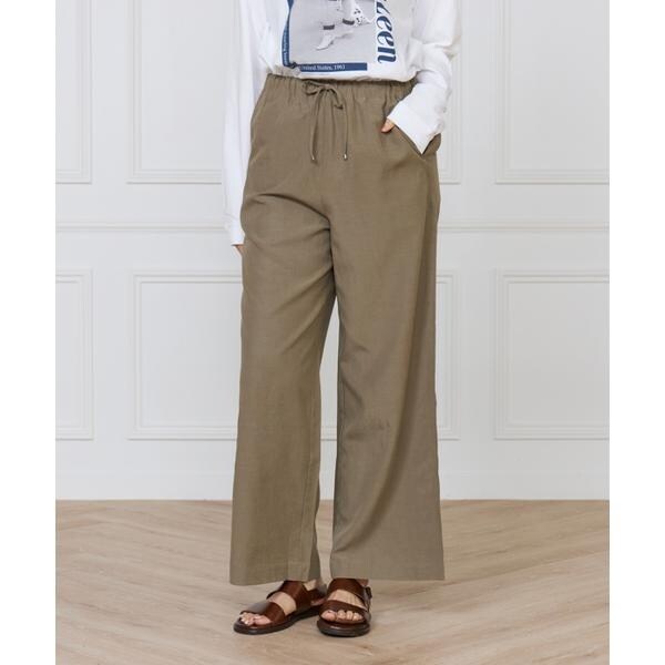 イネド（INED）/《大きいサイズ》リラックスジャージパンツ