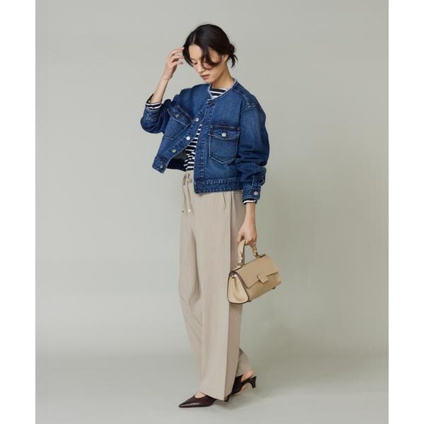 イネド（INED）/《大きいサイズ》リラックスジャージパンツ