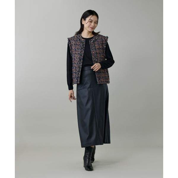 イネド（INED）/ツイードジレ《TOURNIER/トゥルニエ》