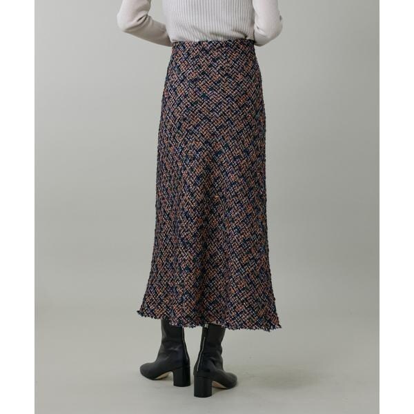 イネド（INED）/ツイードスカート《TOURNIER/トゥルニエ》