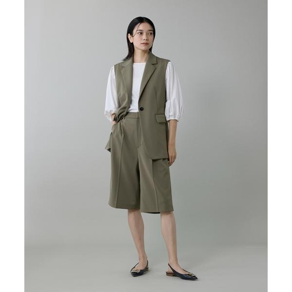 イネド（INED）/《大きいサイズ》テーラードジレ