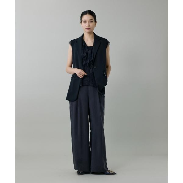 イネド（INED）/《大きいサイズ》テーラードジレ