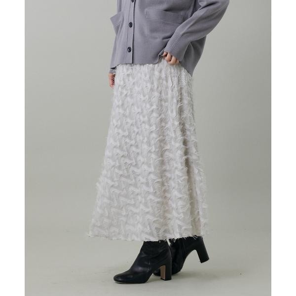 イネド（INED）/《大きいサイズ》ジャガードスカート