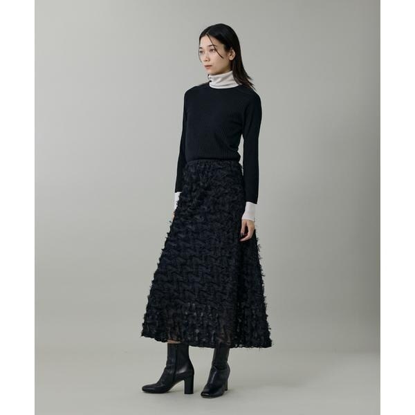 イネド（INED）/《大きいサイズ》ジャガードスカート