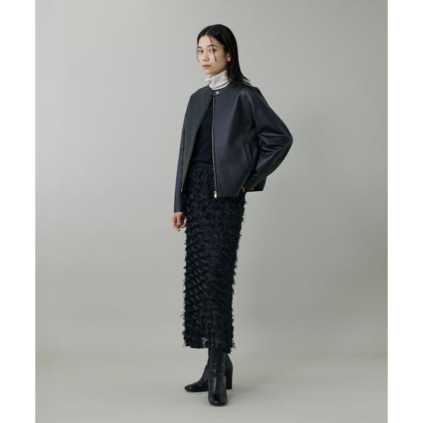 イネド（INED）/《大きいサイズ》ジャガードスカート