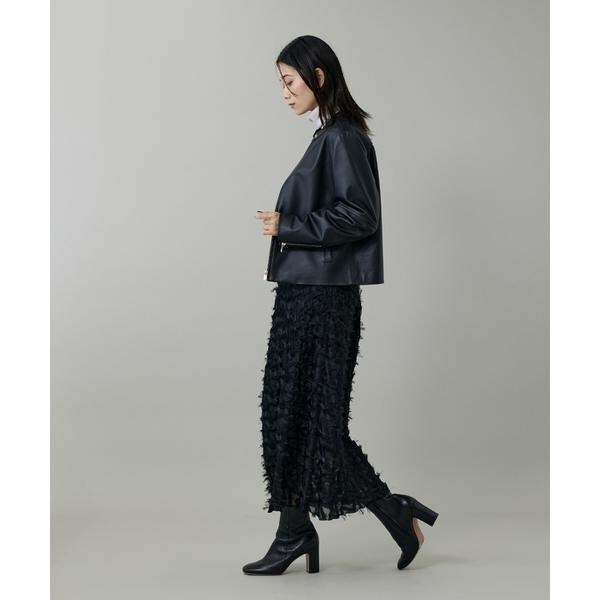 イネド（INED）/《大きいサイズ》ジャガードスカート