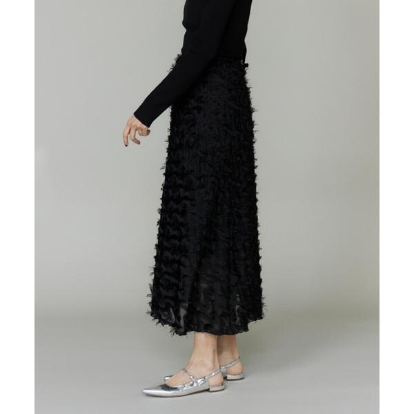 イネド（INED）/《大きいサイズ》ジャガードスカート