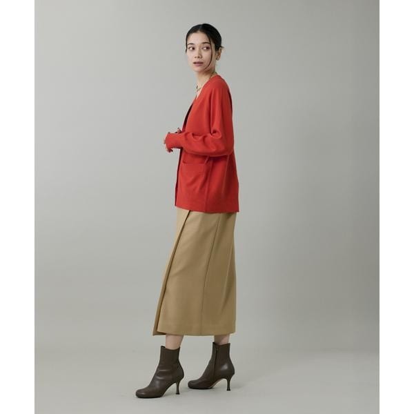 イネド（INED）/《大きいサイズ》ライトカルゼ ラップ風タイトスカート