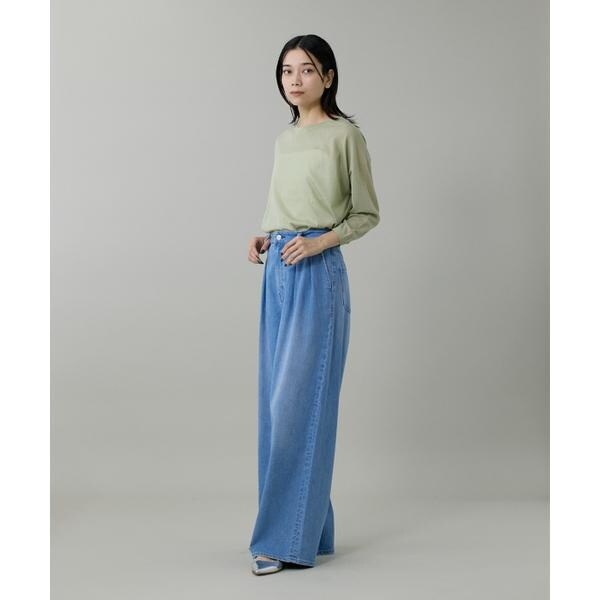 イネド（INED）/《大きいサイズ》オーバーサイズボートネックニット