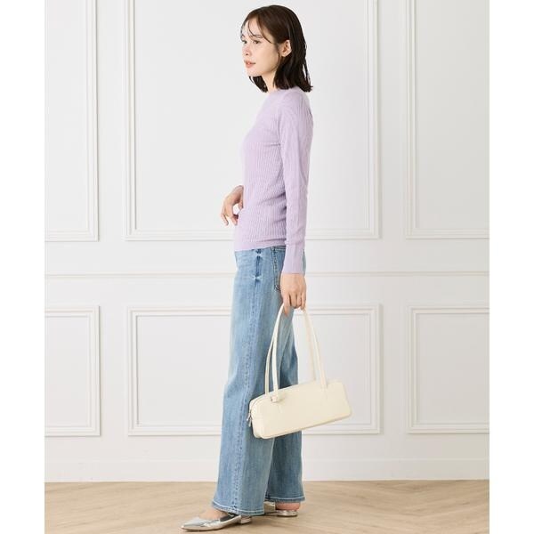 イネド（INED）/《Cuoo》ホールガーメントクルーネックリブニット