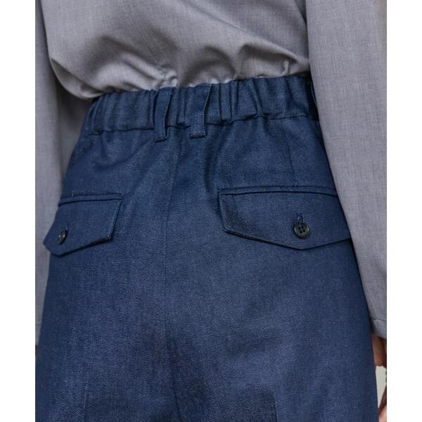 イネド（INED）/《三尋木奈保コラボ・Oggi11月号掲載商品》大人ワイドデニムパンツ