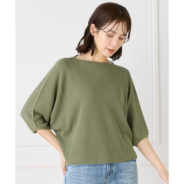 イネド（INED）/《大きいサイズ》ドルマンスリーブニット《Cuoo》