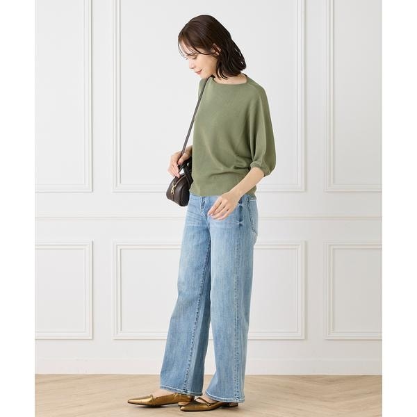 イネド（INED）/《大きいサイズ》ドルマンスリーブニット《Cuoo》