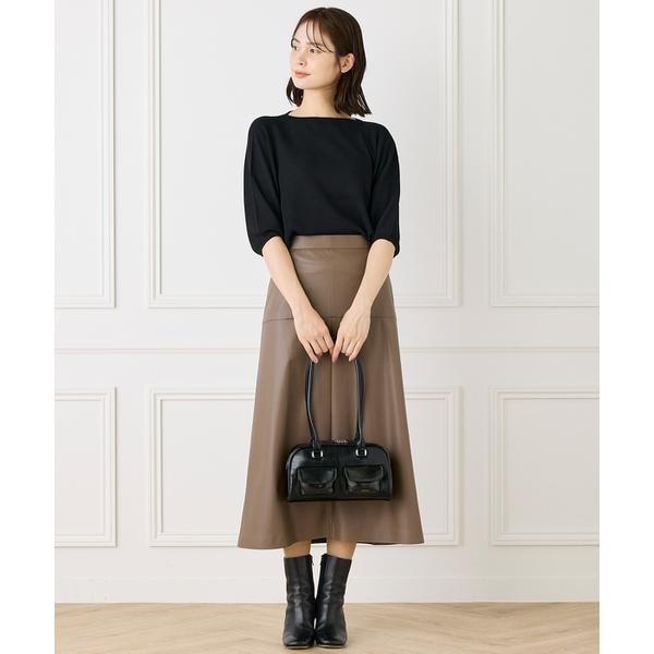 イネド（INED）/《大きいサイズ》ドルマンスリーブニット《Cuoo》