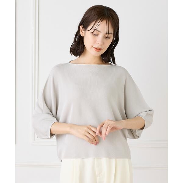 イネド（INED）/ドルマンスリーブニット《Cuoo》