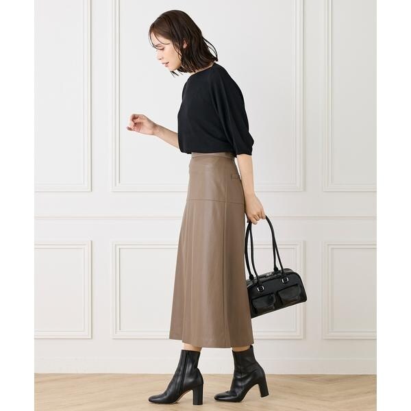 イネド（INED）/ドルマンスリーブニット《Cuoo》