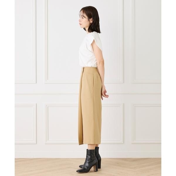 イネド（INED）/《大きいサイズ》ショートスリーブコクーントップス