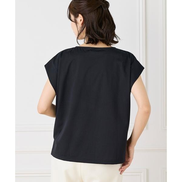 イネド（INED）/《大きいサイズ》ショートスリーブコクーントップス