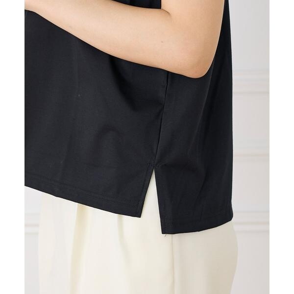 イネド（INED）/《大きいサイズ》ショートスリーブコクーントップス