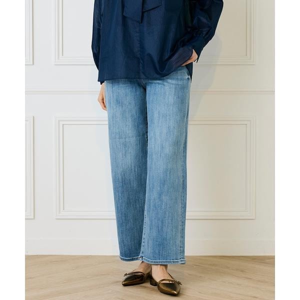 イネド（INED）/《大きいサイズ》ワイドデニム