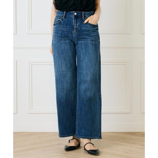 イネド（INED）/《大きいサイズ》ワイドデニム