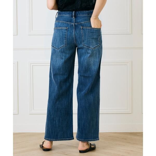 イネド（INED）/《大きいサイズ》ワイドデニム