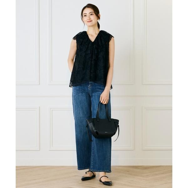 イネド（INED）/《大きいサイズ》ワイドデニム