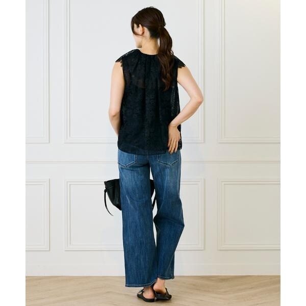 イネド（INED）/《大きいサイズ》ワイドデニム