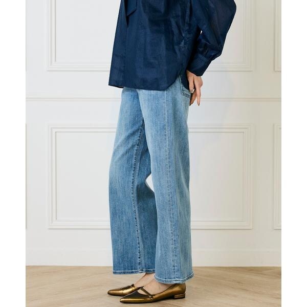 イネド（INED）/《大きいサイズ》ワイドデニム