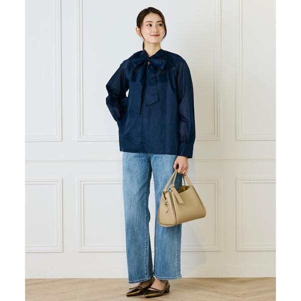 イネド（INED）/《大きいサイズ》ワイドデニム