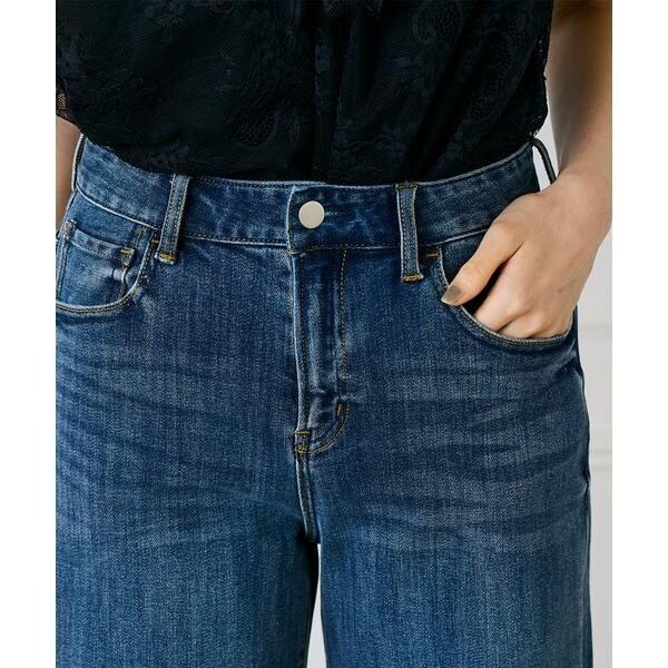 イネド（INED）/《大きいサイズ》ワイドデニム