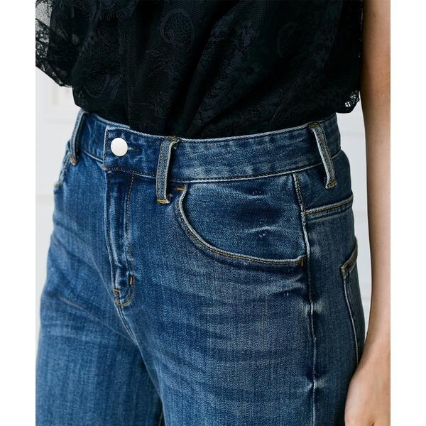 イネド（INED）/《大きいサイズ》ワイドデニム